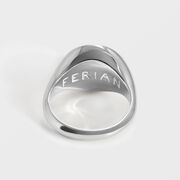 Tate silver signet ring